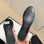 Chanel Ballet Flats Lambskin Light Pink & Black G46932 - 5