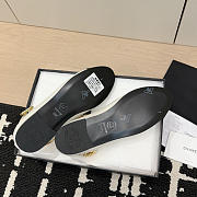 Chanel Ballet Flats Lambskin White & Black G46932 - 2