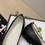 Chanel Ballet Flats Lambskin Black G46932 - 4