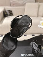 Chanel Slingbacks Iridescent Lambskin & Lambskin Black 90mm G47082 - 3