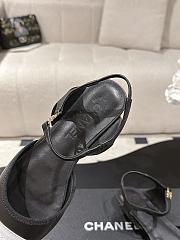 Chanel Slingbacks Iridescent Lambskin & Lambskin Black & White G47085 - 4