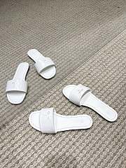 Celine Coast Mule In Lambskin White - 2