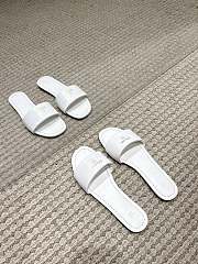 Celine Coast Mule In Lambskin White - 5