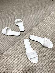 Celine Coast Mule In Lambskin White - 4