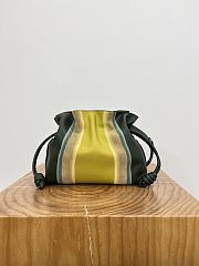 Loewe Medium Flamenco Clutch Landscape in Nappa Calfskin Green - 30x24.5x10.5cm - 6