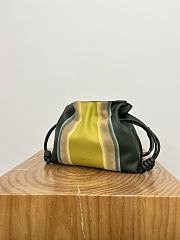 Loewe Medium Flamenco Clutch Landscape in Nappa Calfskin Green - 30x24.5x10.5cm - 4