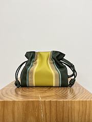Loewe Medium Flamenco Clutch Landscape in Nappa Calfskin Green - 30x24.5x10.5cm - 3