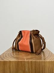 Loewe Medium Flamenco Clutch Landscape in Nappa Calfskin Brown - 30x24.5x10.5cm - 2