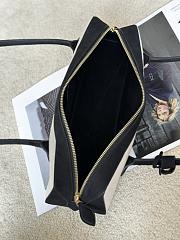 Alaia Le Teckel Medium Bag In Canvas Black - 33x11x10cm - 6