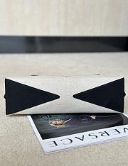 Alaia Le Teckel Medium Bag In Canvas Black - 33x11x10cm - 4