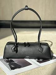 Alaia Le Teckel Medium Bag In Goatskin Black - 33x11x10cm - 3