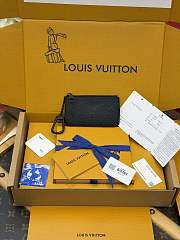 LV Key Pouch Monogram Midnight Black M26776 - 12x7x1.5cm - 3