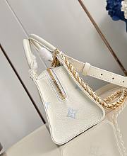 LV OnTheGo East West Monogram Empreinte Milky White/ Blue M27577 - 25x13x10cm - 3