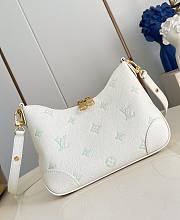 LV Boulogne PM Monogram Empreinte Milky White/ Jade Green M27571 - 26x16x9.5cm - 4