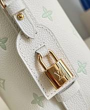 LV All In BB Monogram Empreinte  Milky White/ Jade Green M28315 - 16x18x12cm - 4