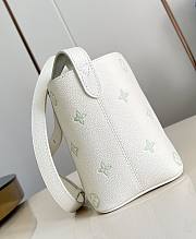 LV All In BB Monogram Empreinte  Milky White/ Jade Green M28315 - 16x18x12cm - 3