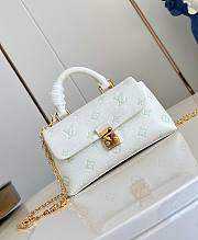 LV Nano Madeleine Monogram Empreinte Leather Milky White/ Jade Green M27698 - 21x12.5x6cm - 5