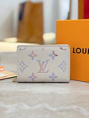 LV Clea Wallet Monogram Empreinte Leather Dream Cream M25595 - 11x8.5x3.5cm - 1