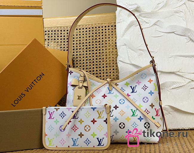 LVxTM CarryAll PM Multicolor/White M13661 - 29x24x12cm - 1