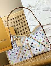 LVxTM CarryAll PM Multicolor/White M13661 - 29x24x12cm - 6