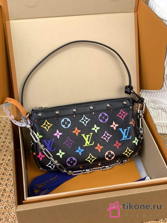 LVxTM Pochette Accessoires Multicolor/Black M13663 - 22x13x4cm - 1