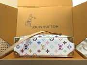 LVxTM Handbag East West Multicolor/White M13084 - 27x14x10cm - 4