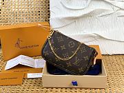 LV Mini Pochette Accessoires Monogram Canvas M58009 - 15.5x10.5x4cm - 3