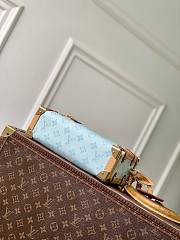 LV Side Trunk MM Monogram Origine Bleu Courrier M27891 - 23.5x16x8.5cm - 3