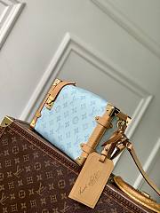 LV Side Trunk MM Monogram Origine Bleu Courrier M27891 - 23.5x16x8.5cm - 4