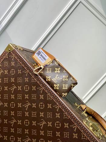 LV Key Pouch Monogram Origine Ebene M27671 - 12x7x1.5cm