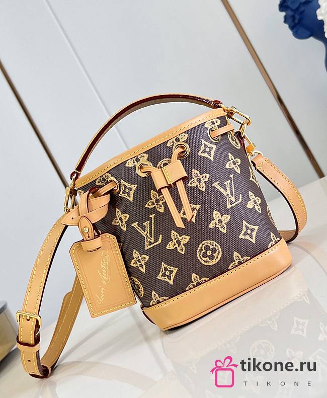 LV Nano Noe Monogram Origine Ebene M27699 - 13x16x10cm - 1