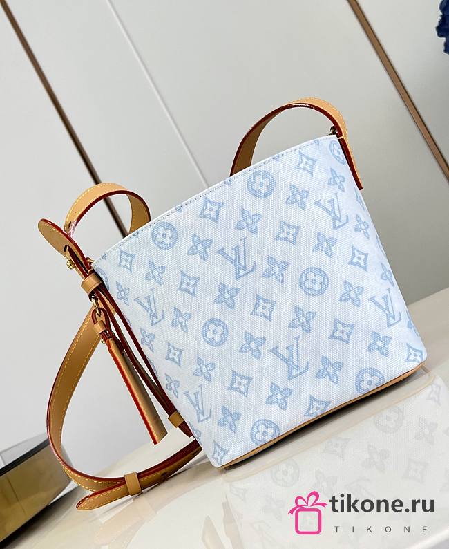 LV All In BB Monogram Origine Bleu Courrier M27529 - 16x18x12cm - 1