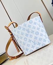 LV All In BB Monogram Origine Bleu Courrier M27529 - 16x18x12cm - 1