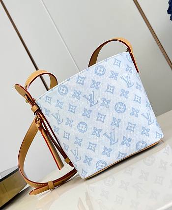 LV All In BB Monogram Origine Bleu Courrier M27529 - 16x18x12cm