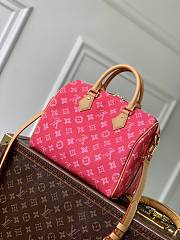 LV Speedy Bandouliere 25 Monogram Origine Rose Ruban M27528 - 25x19x15cm - 3