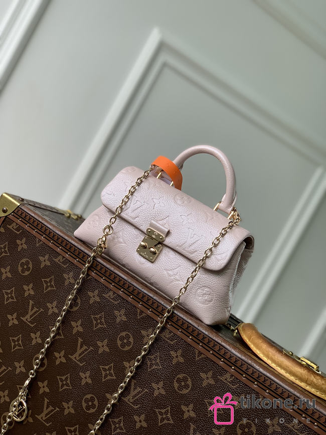 LV Nano Madeleine Monogram Empreinte Snowy Pearl M27043 - 21x12.5x6cm - 1