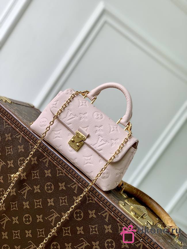 LV Nano Madeleine Monogram Empreinte Leather Pink M12144 - 21x12.5x6cm - 1
