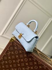 LV Nano Madeleine Monogram Empreinte Leather Blue M29352 - 21x12.5x6cm - 6