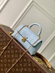 LV Nano Madeleine Monogram Empreinte Leather Blue M29352 - 21x12.5x6cm - 4