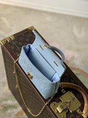 LV Nano Madeleine Monogram Empreinte Leather Blue M29352 - 21x12.5x6cm - 5