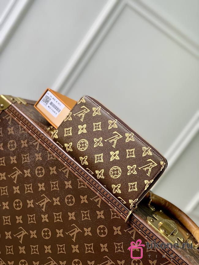 LV Zippy Wallet Monogram Origine Ebene M27683 - 19.5x10.5x2.5cm - 1