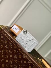 LV Romy Card Holder Monogram Empreinte Silver Metallic M26513 - 12x8x0.8cm - 2