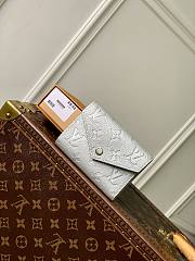 LV Victorine Wallet Monogram Empreinte Silver Metallic M26896 - 12x9.5x2.5cm - 1