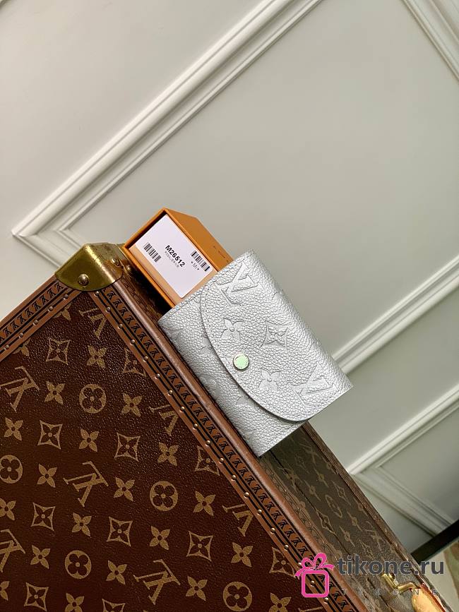 LV Rosalie Coin Purse Monogram Empreinte Silver Metallic M26512 - 12x9.5x2.5cm - 1