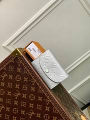 LV Rosalie Coin Purse Monogram Empreinte Silver Metallic M26512 - 12x9.5x2.5cm - 1