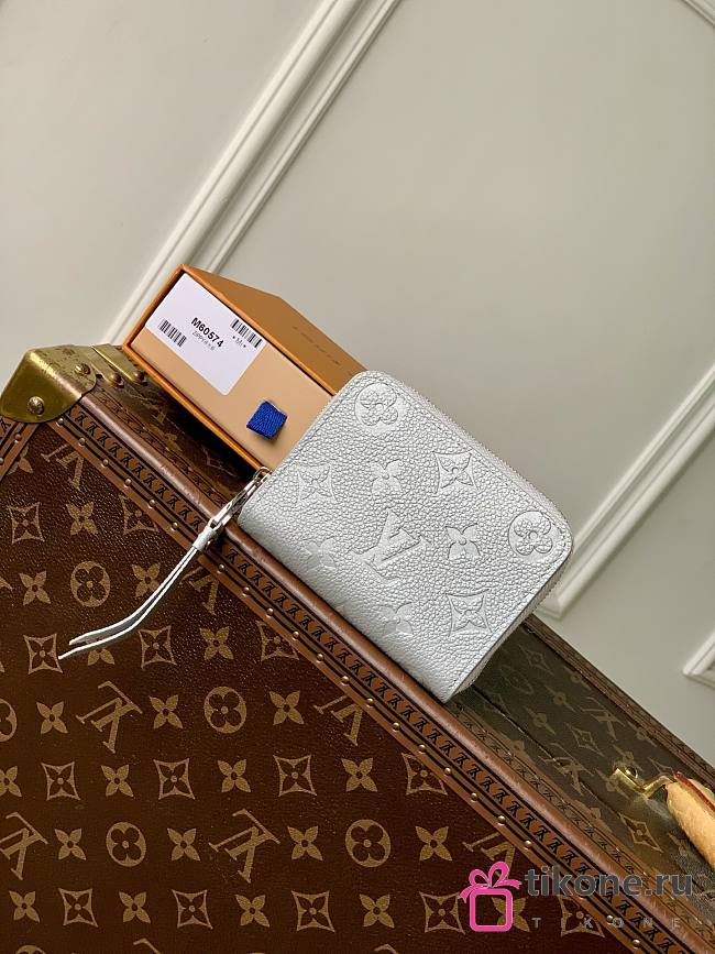 LV Zippy Coin Purse Monogram Empreinte Silver Metallic - 11x8.5x2cm - 1
