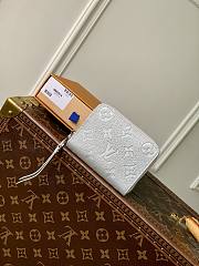 LV Zippy Coin Purse Monogram Empreinte Silver Metallic - 11x8.5x2cm - 1