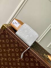 LV Zippy Coin Purse Monogram Empreinte Silver Metallic - 11x8.5x2cm - 3