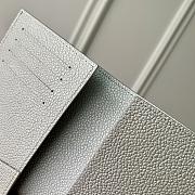 LV Passport Cover Monogram Empreinte Silver Metallic - 14x2.5x10cm - 6