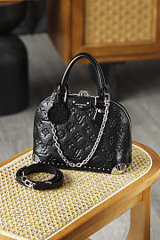 LV Alma Trunk BB Fashion Leather Black M27812 - 22x19x11cm - 2
